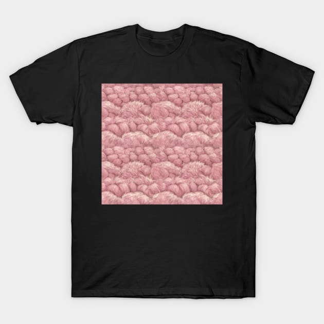 Pink Fur - Printed Faux Hide T-Shirt by Endless-Designs